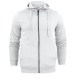 Hoody met rits Heren white