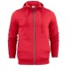 Hoody met rits Heren red