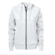Hoody met rits Dames wit