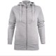 Hoody met rits Dames grijs