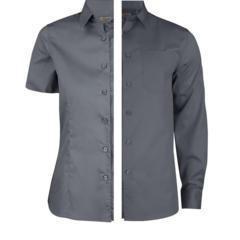Blouse Heren grey lange of korte mouw