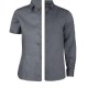 Blouse Heren grey lange of korte mouw