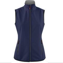 Softshell vest Dames navy