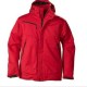 Gevoerde softshell jas Heren red