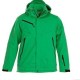 Gevoerde softshell jas Heren green
