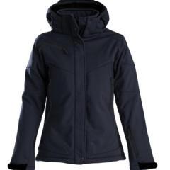 Gevoerde softshell jas Dames navy