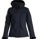 Gevoerde softshell jas Dames navy