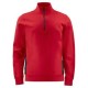 Sweatshirt Heren met rits red