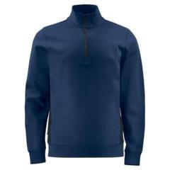 Sweatshirt Heren met rits navy