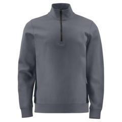 Sweatshirt Heren met rits grey