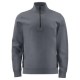 Sweatshirt Heren met rits grey
