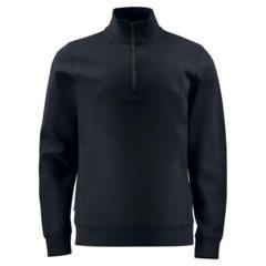 Sweatshirt Heren met rits black