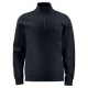 Sweatshirt Heren met rits black