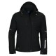 Softshell jas gevoerd Dames black