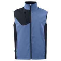Softshell vest werk blue