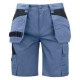 Werkbroek kort easycare blue