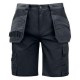 Werkbroek kort easycare black