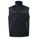 Vest gevoerd Heren black