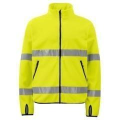 Fleecejas iso geel