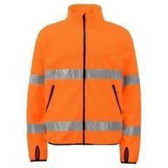 Fleecejas iso oranje