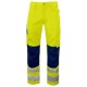 Werkbroek iso-2 geel-marine