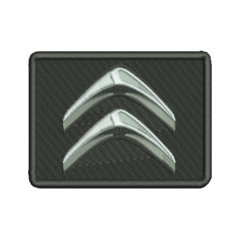 Citroën badge-157-Zwart