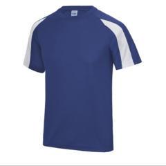 T-shirt Royal-wit