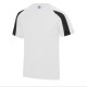 T-shirt Wit-zwart.
