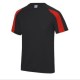 T-shirt kinder Zwart-rood