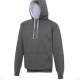 Hoodie contrast Grijs-l.grijs