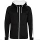 Hoodie rits Zwart-wit
