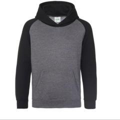 Hoodie kinder Grijs-zwart