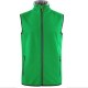 Softshell vest Heren green