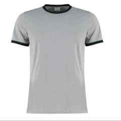 Multicolor t-shirt grijs-zwart